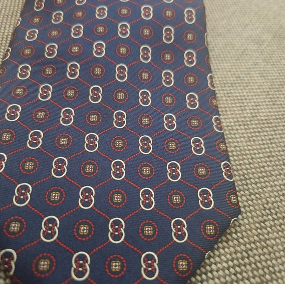 Paolo By Paolo Gucci Dress Suit Necktie Horsebit Link 100% Silk Made In … - Picture 2 of 6